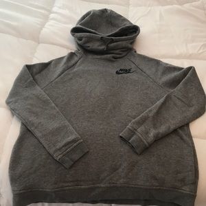 Nike high neck hoodie